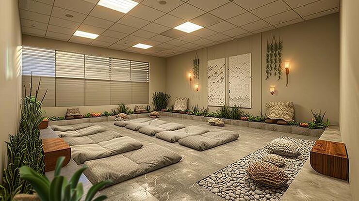 Well-equipped Panchakarma rooms